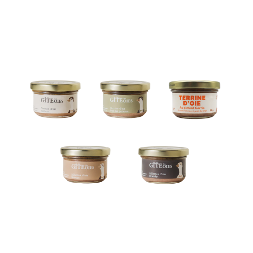 Au Gîte des Oies - Set of 5 jars