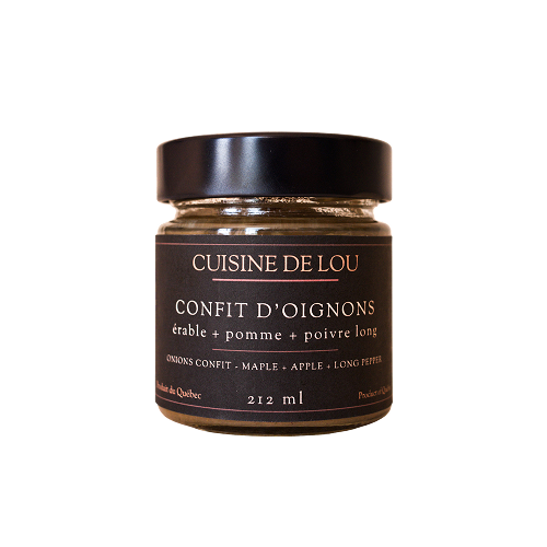 Cuisine de Lou - Onion confit, maple, apple, long pepper