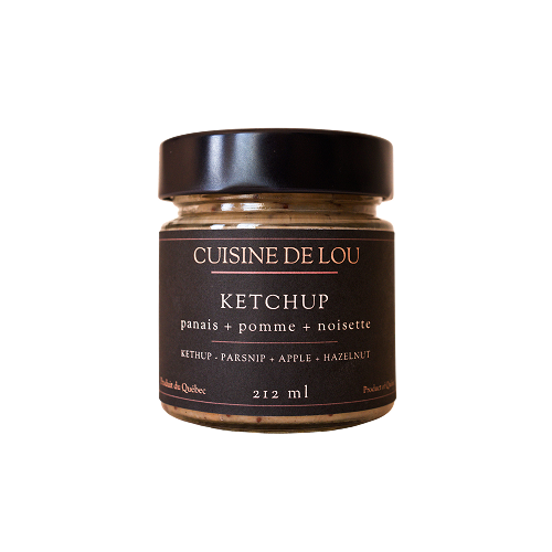 Cuisine de Lou - Parsnip, apple, hazelnut ketchup