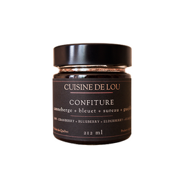 Cuisine de Lou - Cranberry, blueberry, elderberry and guajillo jam