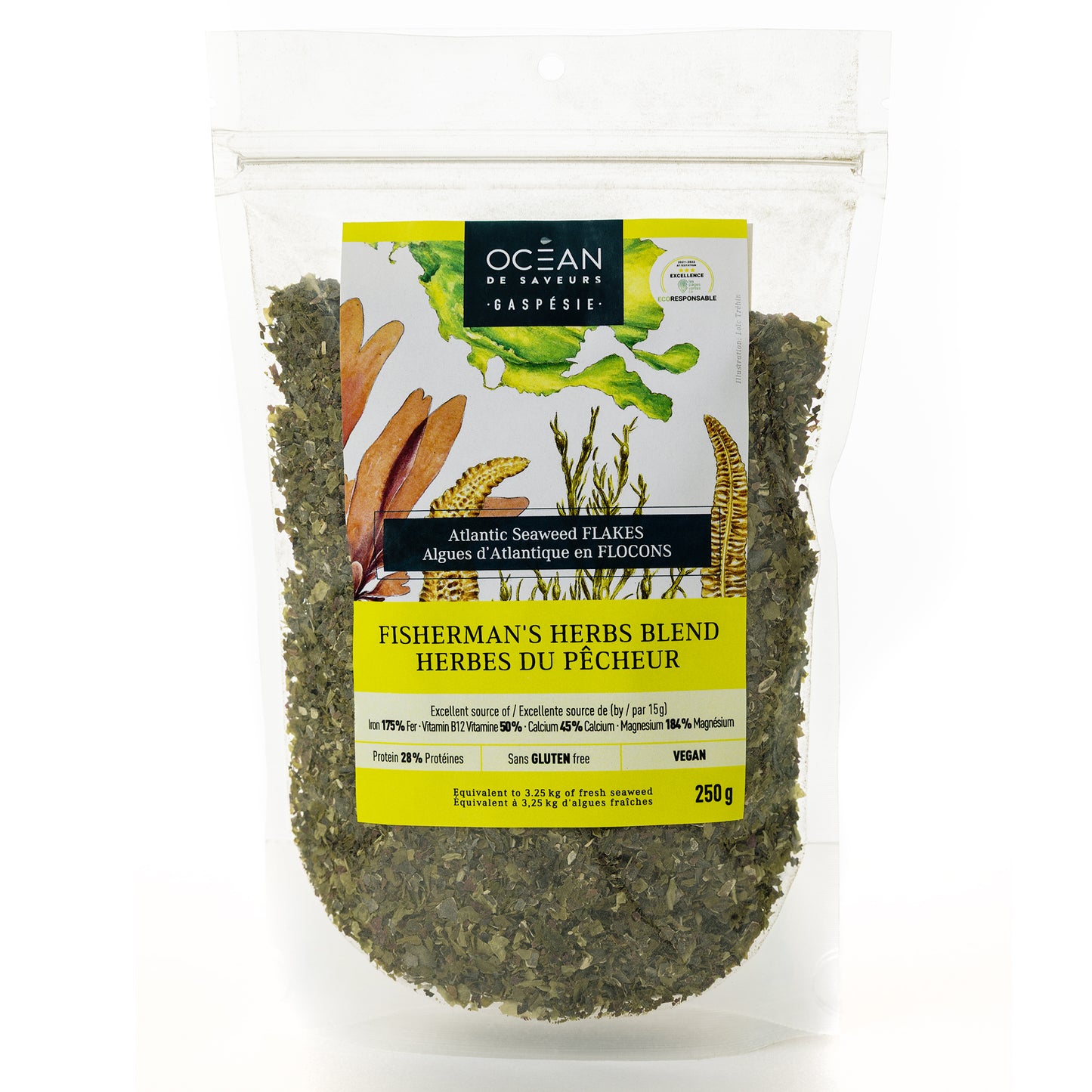 Un océan de saveurs - Seaweed flakes - Fisherman's Forillon Mix
