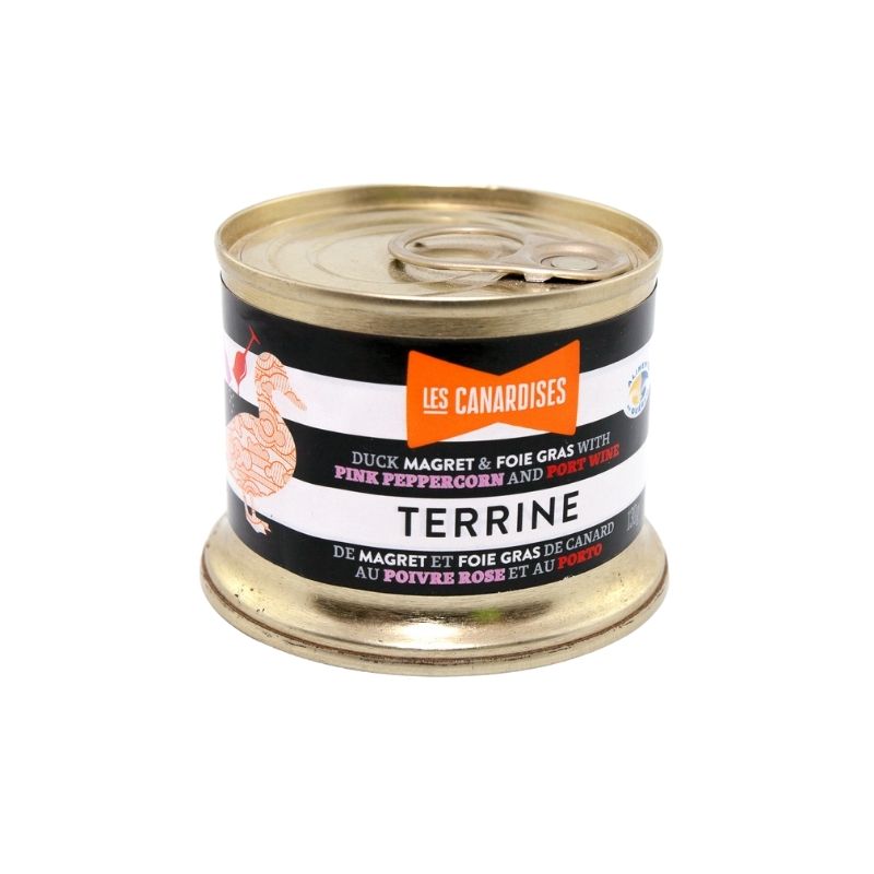 Les Canardises - Breast & Foie Gras Terrine - Pink Pepper & Porto