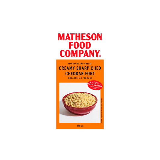 Matheson Food Company Macaroni and Cheese Creamy Sharp Cheddar