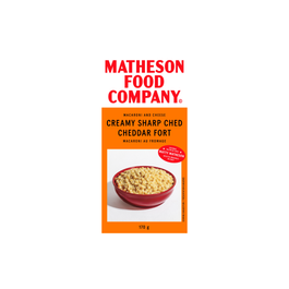 Matheson Food Company Macaroni and Cheese Creamy Sharp Cheddar