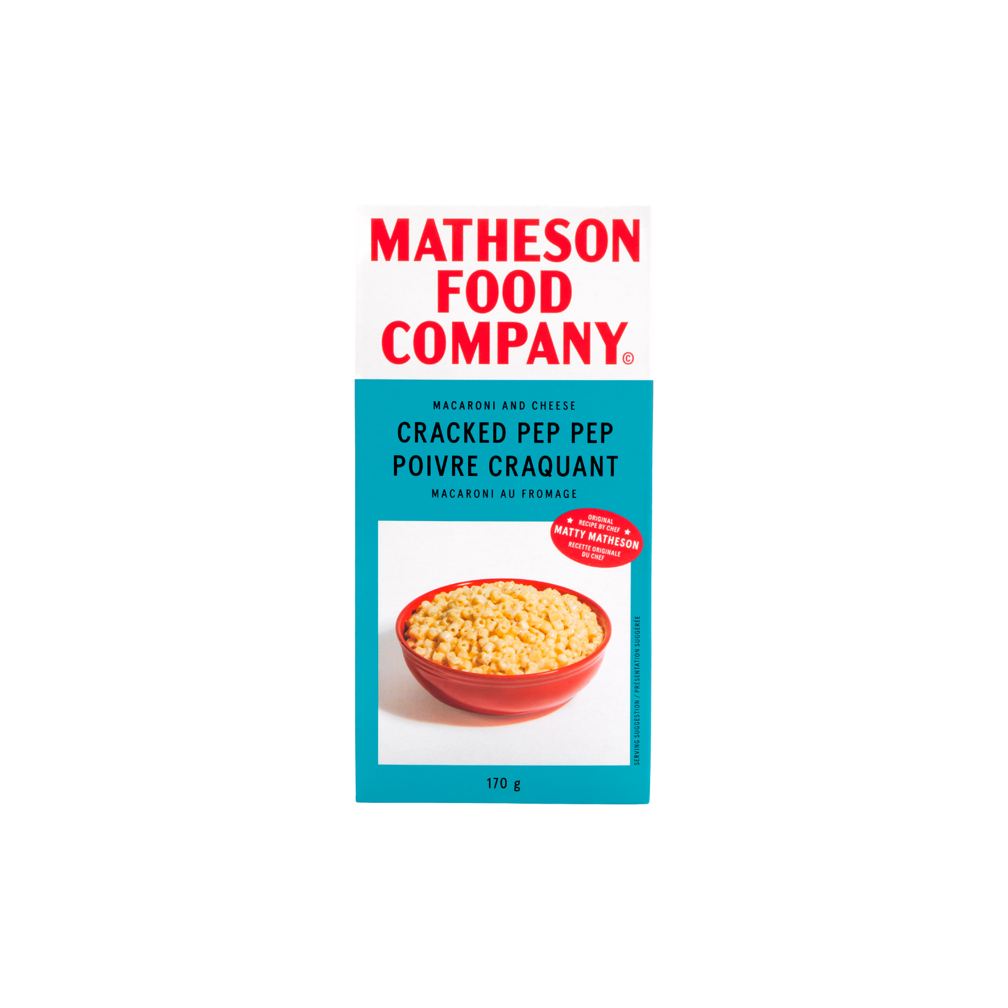 Matheson Food Company Macaroni and Cheese Cracked Pep Pep