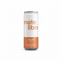 Mate Libre Peach - White Background