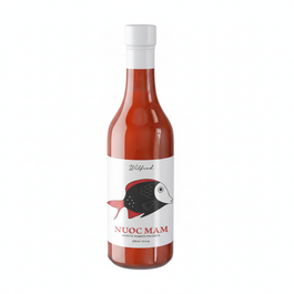 Nuoc Mam Fish Sauce - Pure White Background