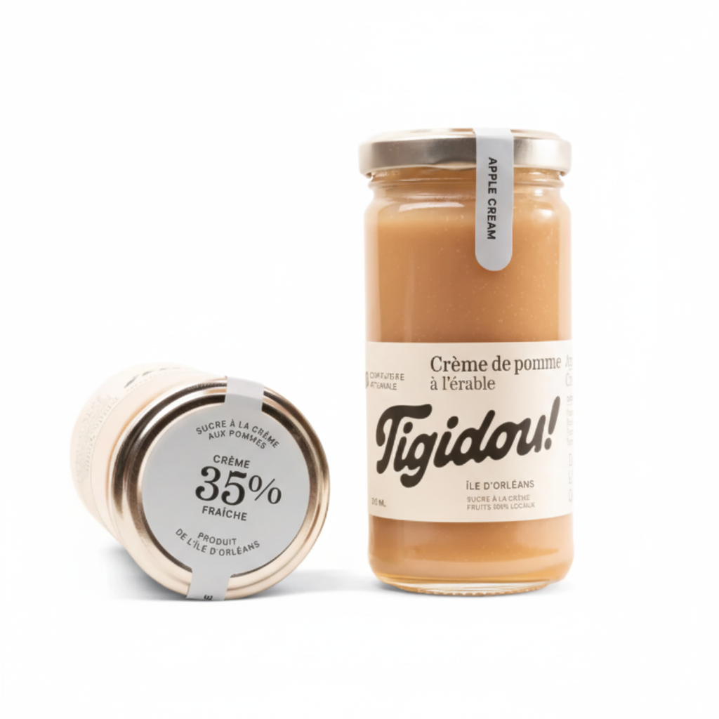 Tigidou Apple Cream - White Background