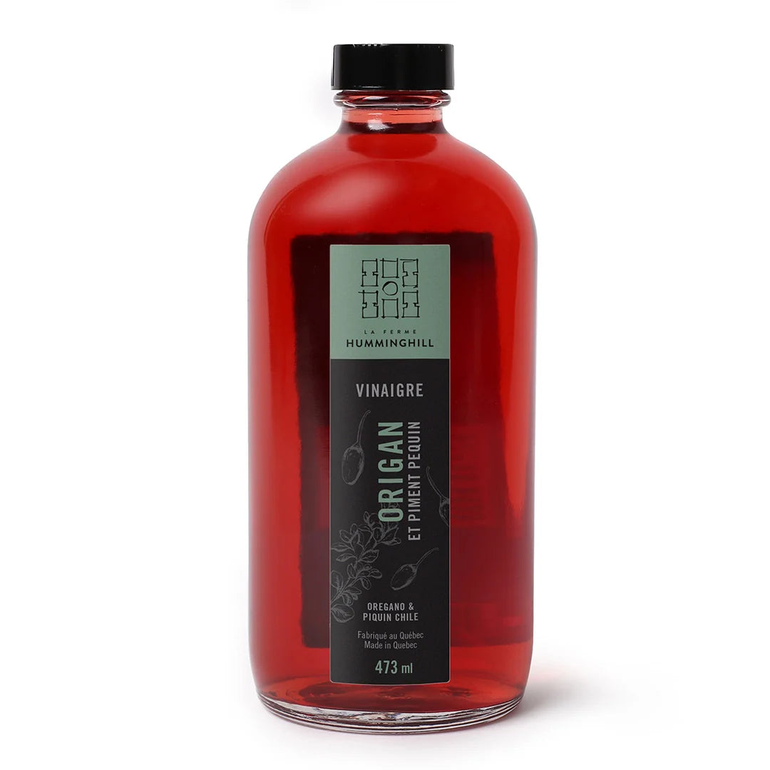 Oregano and Pequin chili Vinegar